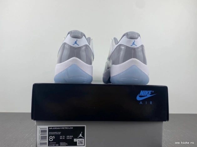 Rep Onekick Low Air AV2187-140 Jordan Grey 11 Cement 0822
